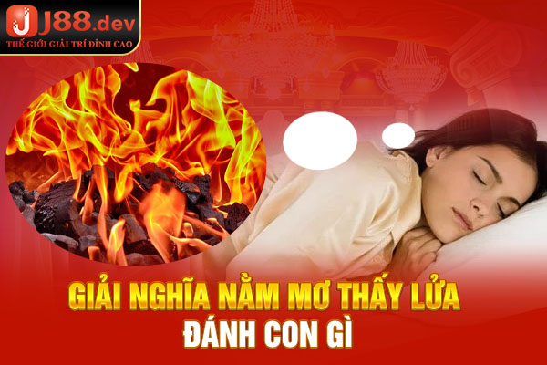 Giải nghĩa nằm mơ thấy lửa đánh con gì