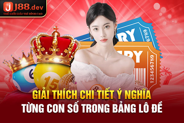 Giải thích chi tiết ý nghĩa từng con số trong bảng lô đề